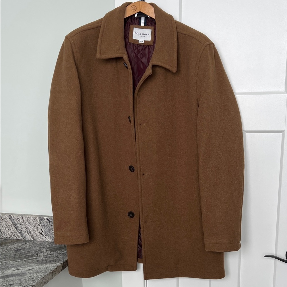 Cole Haan Men's brown car coat